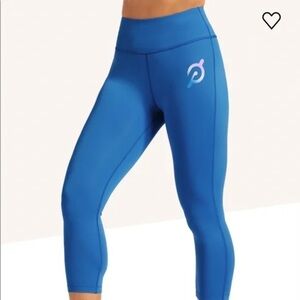 Peloton Move Mission Capri Blue Leggings